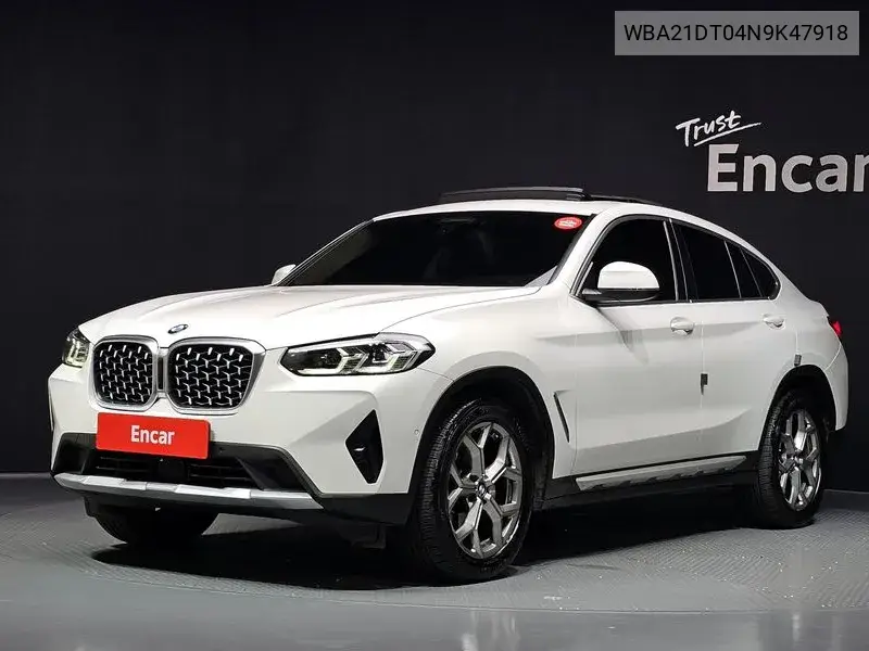 BMW X4 2022, VIN WBA21DT04N9K47918