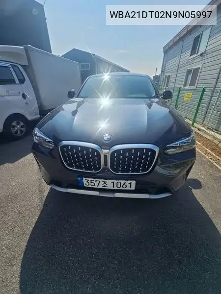 BMW X4 2022, VIN WBA21DT02N9N05997