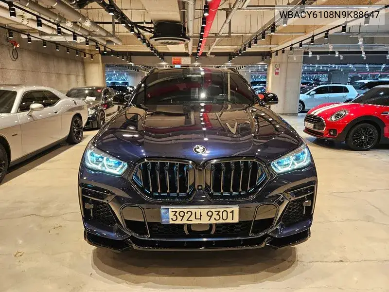 BMW X6 2022, VIN WBACY6108N9K88647