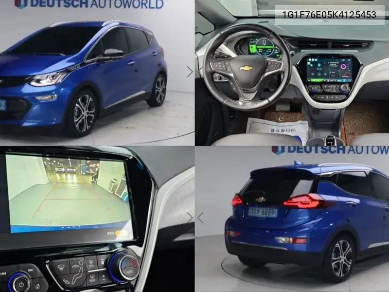 CHEVROLET BOLT 2019, VIN 1G1F76E05K4125453