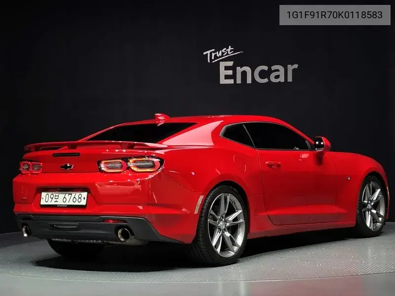 2019 CHEVROLET CAMARO VIN 1G1F91R70K0118583 — фото 2