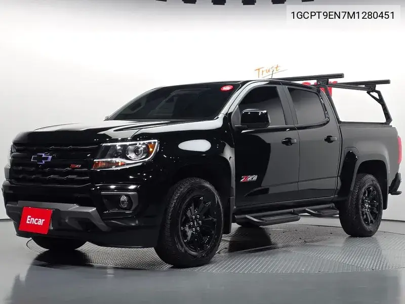 CHEVROLET COLORADO 2021, VIN 1GCPT9EN7M1280451