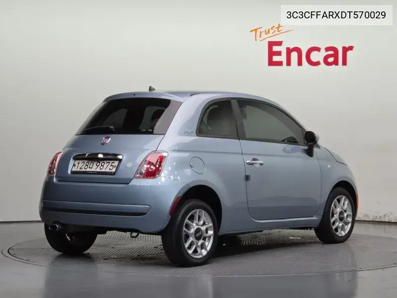 2013 FIAT 500 VIN 3C3CFFARXDT570029 — фото 2
