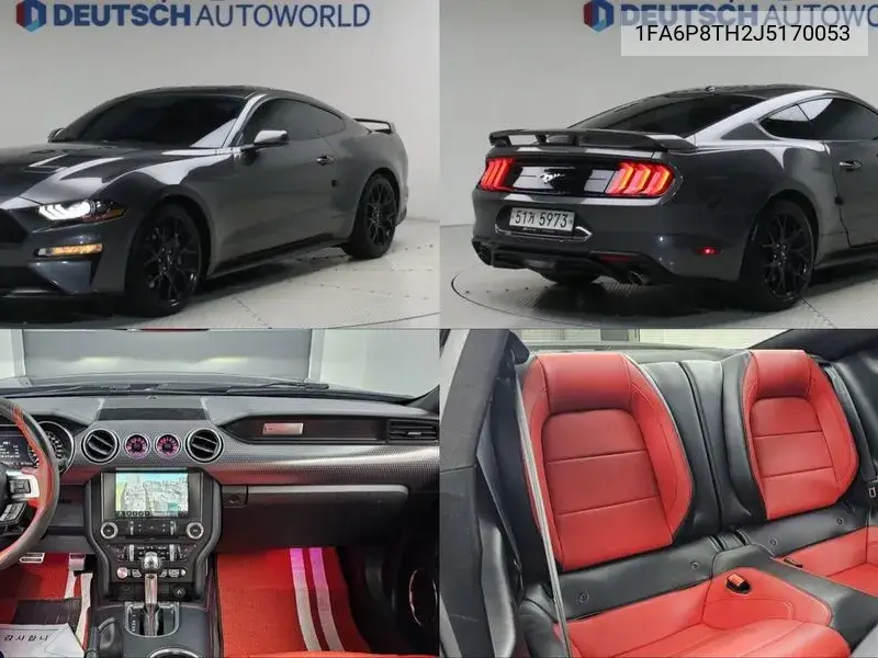 FORD MUSTANG 2018, VIN 1FA6P8TH2J5170053