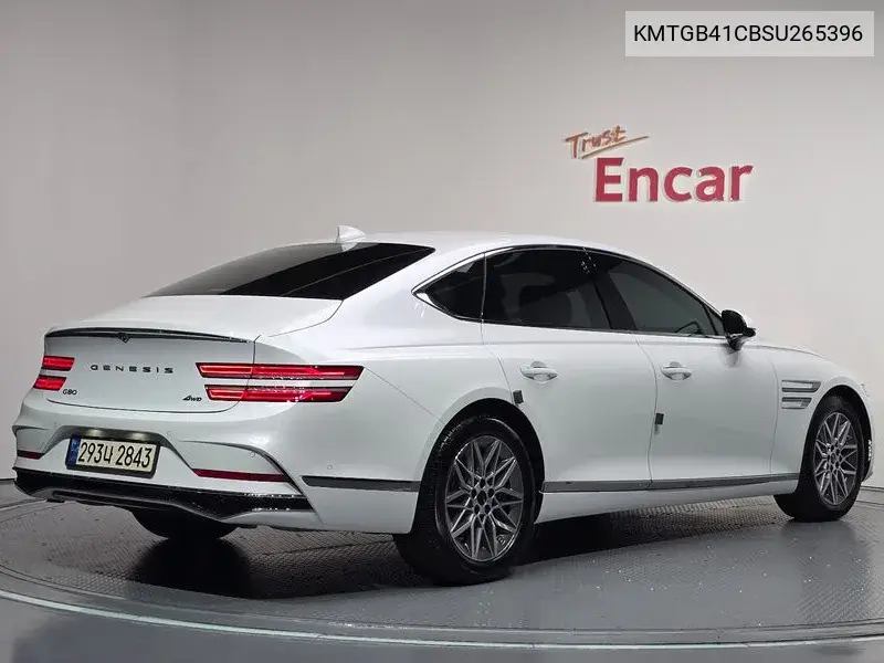 2024 GENESIS G80 VIN KMTGB41CBSU265396 — фото 3