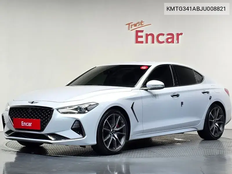 GENESIS G70 2018, VIN KMTG341ABJU008821