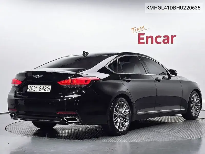 2017 GENESIS G80 VIN KMHGL41DBHU220635 — фото 2