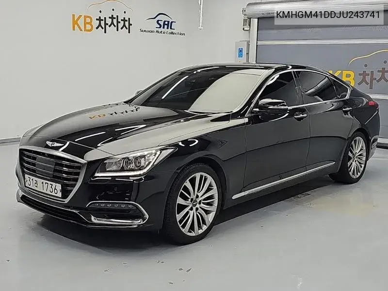 GENESIS G80 2017, VIN KMHGM41DDJU243741