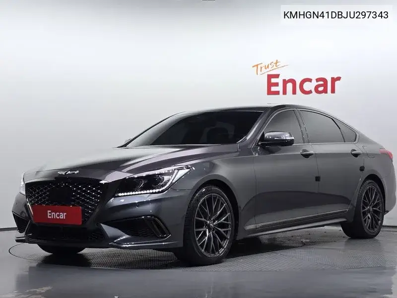 GENESIS G80 2018, VIN KMHGN41DBJU297343