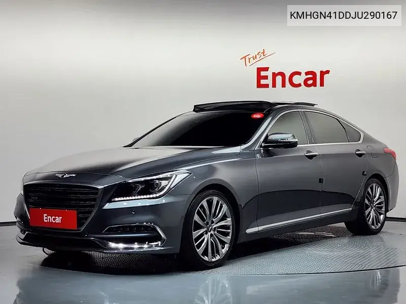 GENESIS G80 2018, VIN KMHGN41DDJU290167