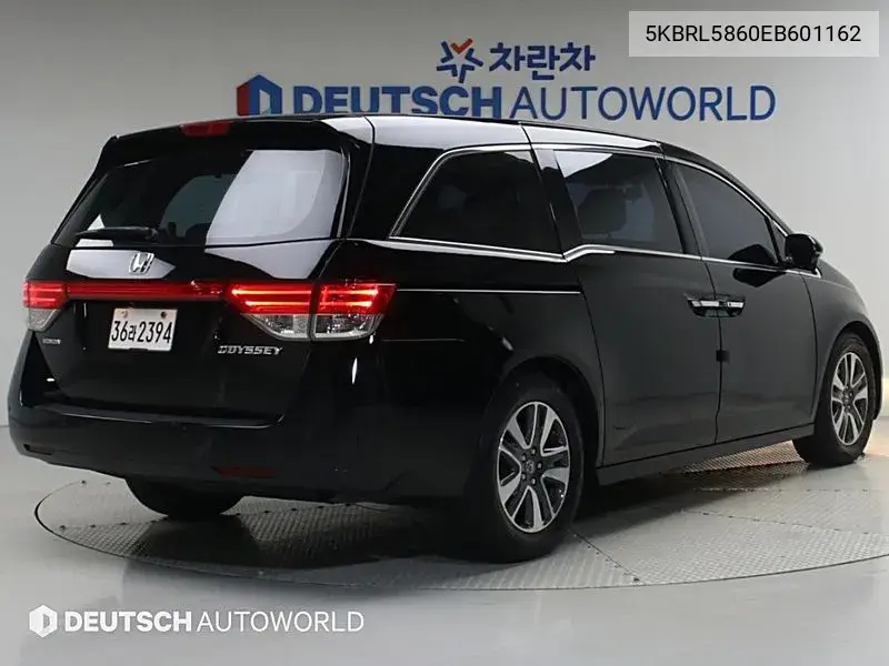 2014 HONDA ODYSSEY VIN 5KBRL5860EB601162 — фото 2