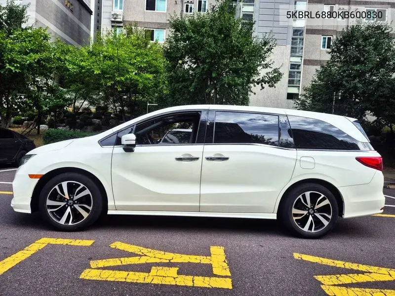 2019 HONDA ODYSSEY VIN 5KBRL6880KB600830 — фото 2
