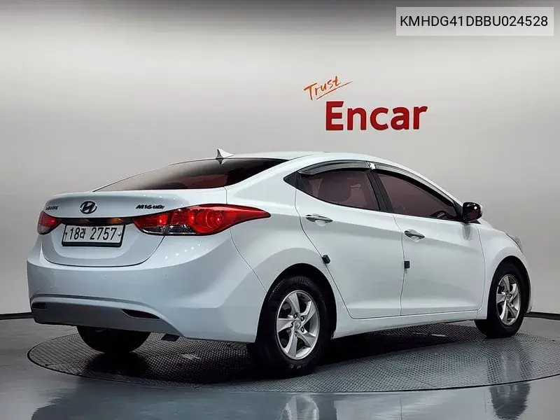 2010 HYUNDAI ELANTRA VIN KMHDG41DBBU024528 — фото 2