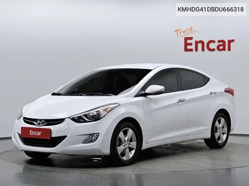 HYUNDAI ELANTRA 2012, VIN KMHDG41DBDU666318