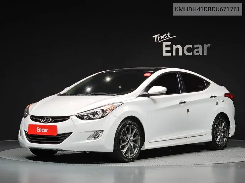 HYUNDAI ELANTRA 2012, VIN KMHDH41DBDU671761