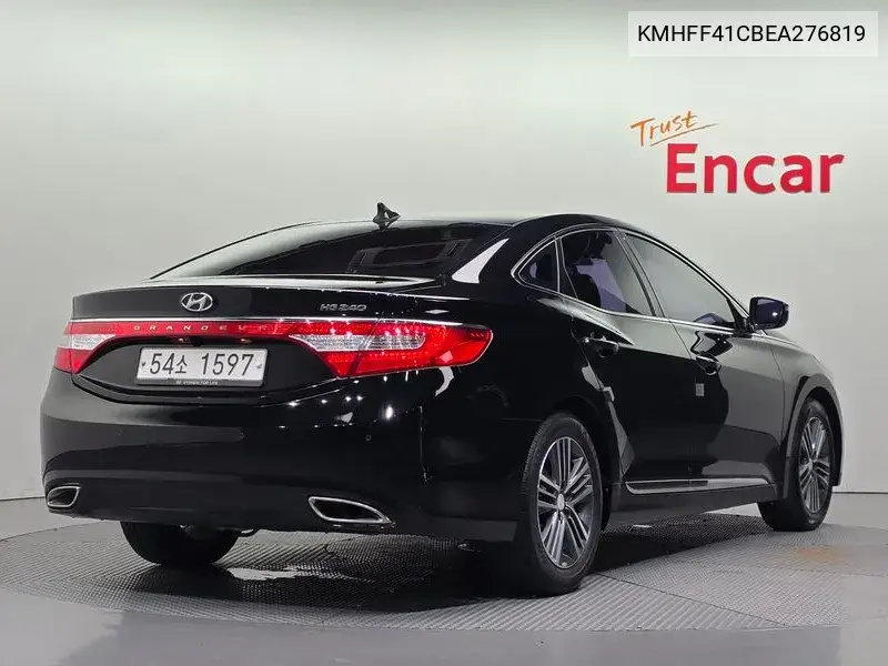 2013 HYUNDAI AZERA VIN KMHFF41CBEA276819 — фото 2