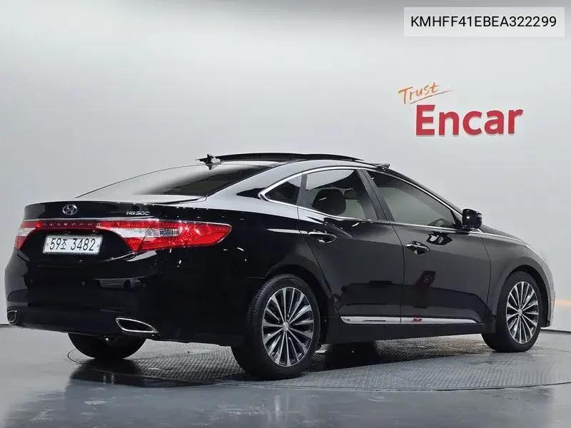 2013 HYUNDAI AZERA VIN KMHFF41EBEA322299 — фото 2