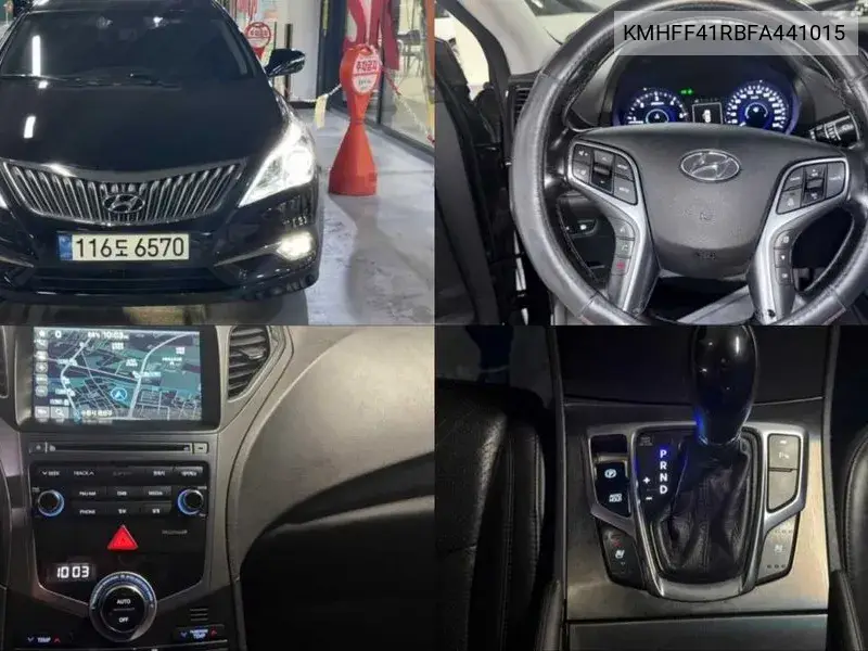 HYUNDAI AZERA 2014, VIN KMHFF41RBFA441015