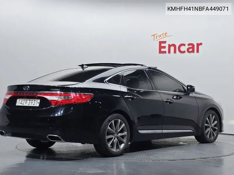 2015 HYUNDAI AZERA VIN KMHFH41NBFA449071 — фото 2