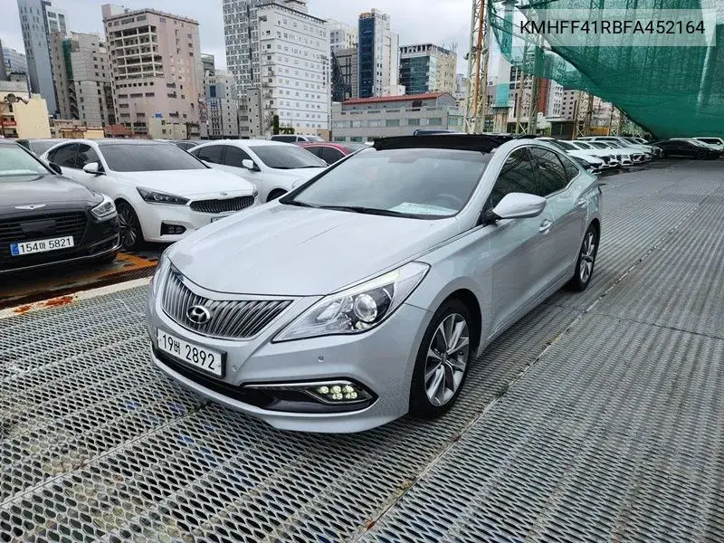 HYUNDAI AZERA 2015, VIN KMHFF41RBFA452164