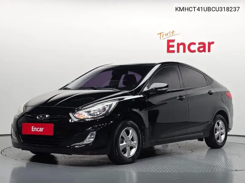 HYUNDAI ACCENT 2012, VIN KMHCT41UBCU318237