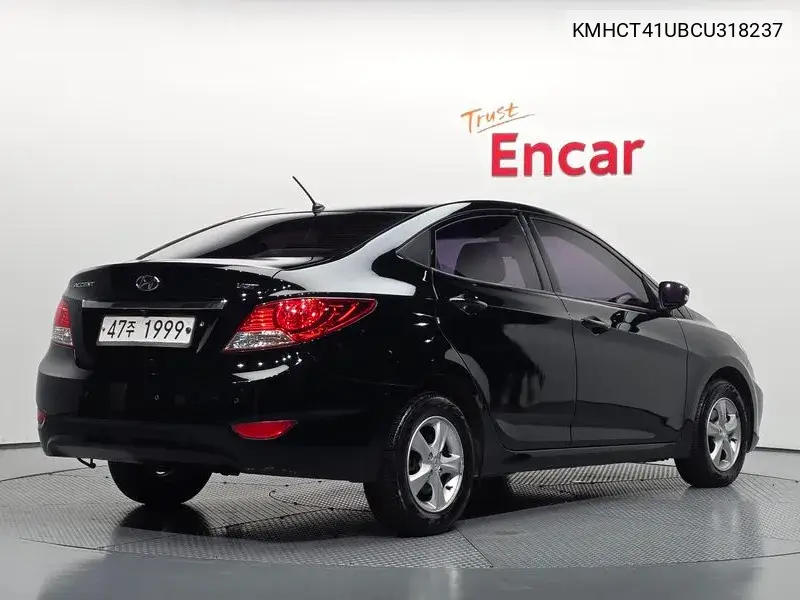 2012 HYUNDAI ACCENT VIN KMHCT41UBCU318237 — фото 2