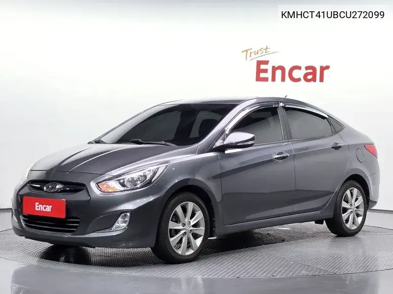 HYUNDAI ACCENT 2012, VIN KMHCT41UBCU272099