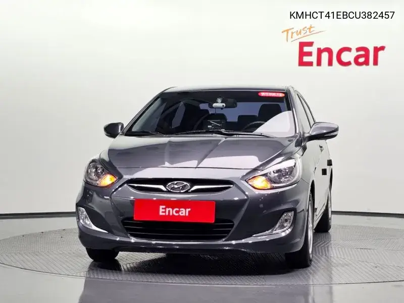2012 HYUNDAI ACCENT VIN KMHCT41EBCU382457 — фото 2