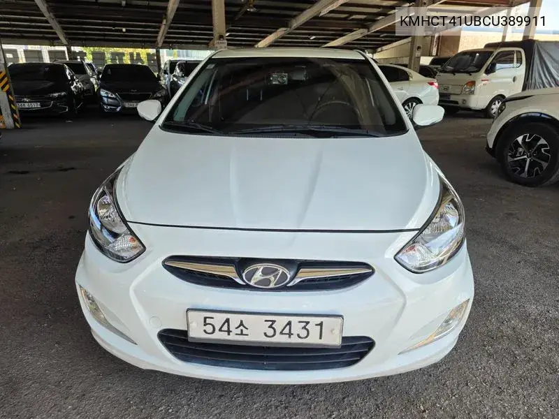 HYUNDAI ACCENT 2012, VIN KMHCT41UBCU389911