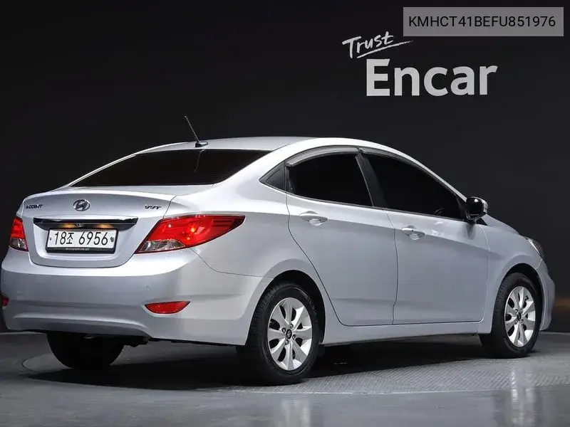 2014 HYUNDAI ACCENT VIN KMHCT41BEFU851976 — фото 2