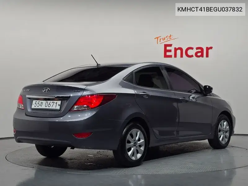 2015 HYUNDAI ACCENT VIN KMHCT41BEGU037832 — фото 2