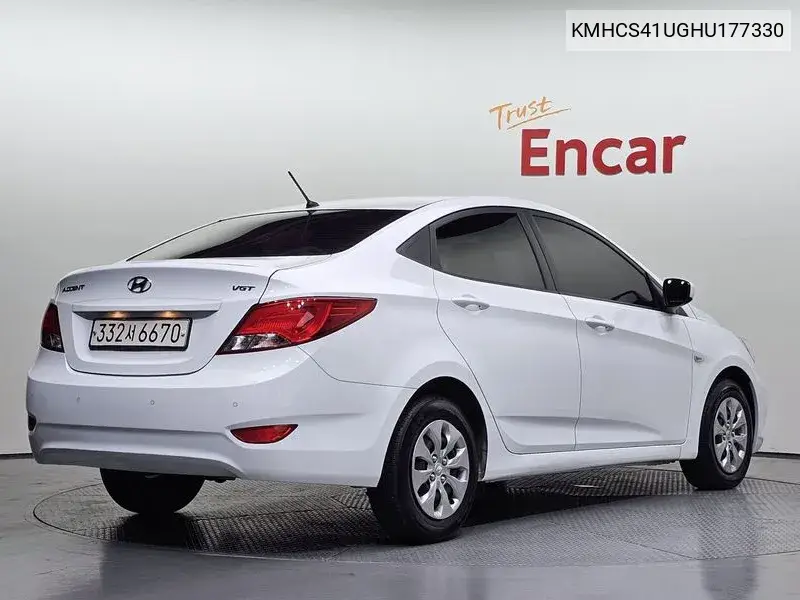 2016 HYUNDAI ACCENT VIN KMHCS41UGHU177330 — фото 2