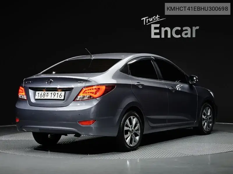 2017 HYUNDAI ACCENT VIN KMHCT41EBHU300698 — фото 2