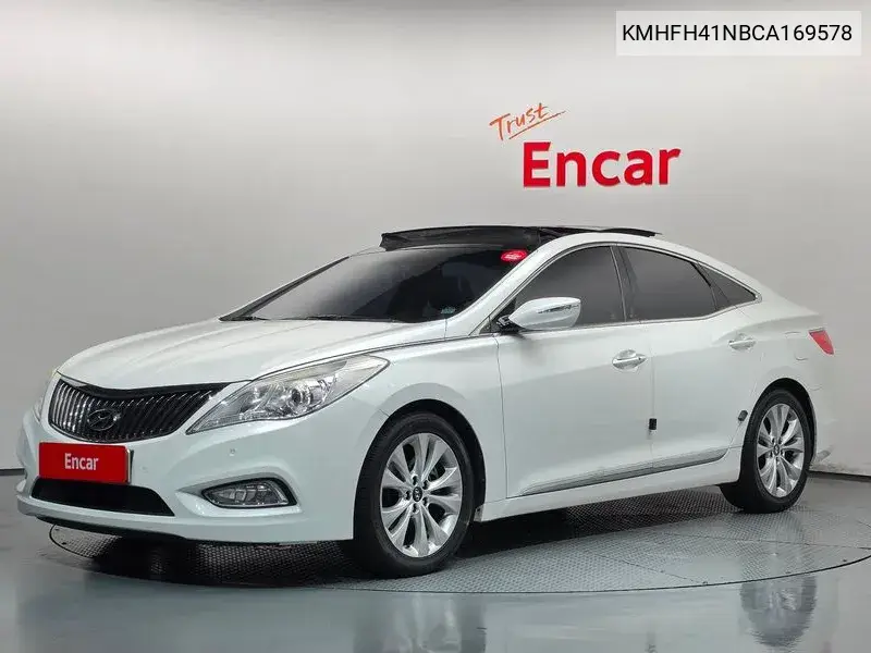 HYUNDAI AZERA 2012, VIN KMHFH41NBCA169578
