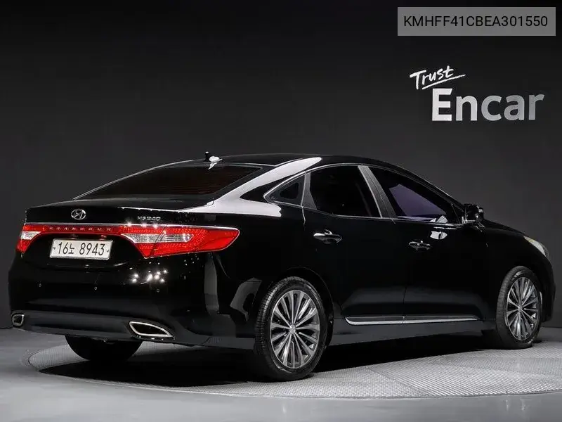2013 HYUNDAI AZERA VIN KMHFF41CBEA301550 — фото 2