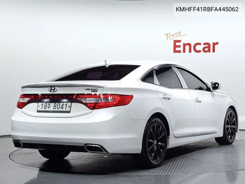 2015 HYUNDAI AZERA VIN KMHFF41RBFA445062 — фото 2