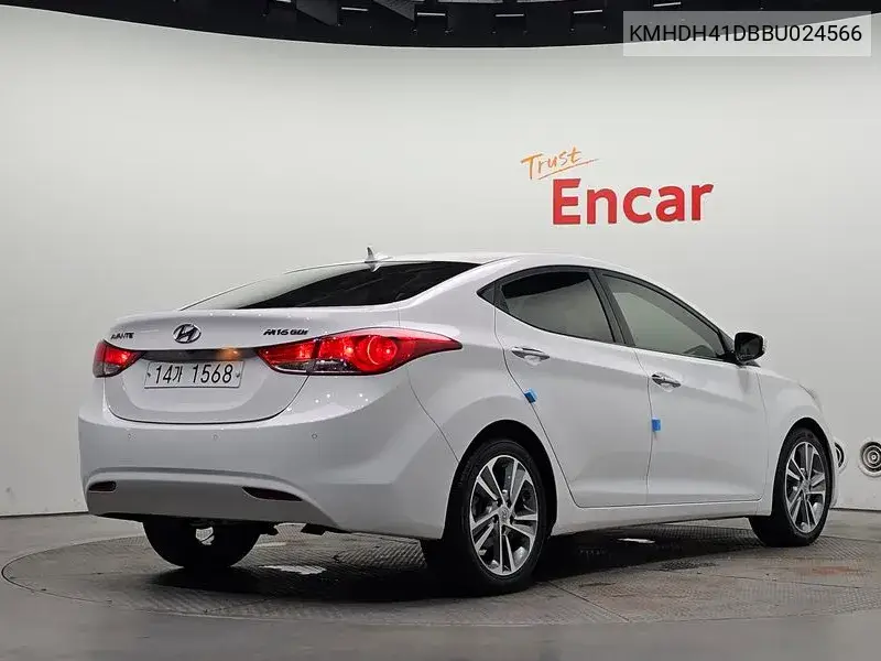 2010 HYUNDAI ELANTRA VIN KMHDH41DBBU024566 — фото 2