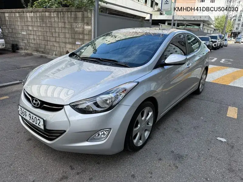 HYUNDAI ELANTRA 2012, VIN KMHDH41DBCU504030