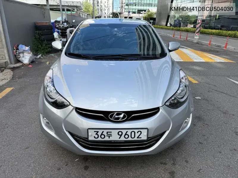 2012 HYUNDAI ELANTRA VIN KMHDH41DBCU504030 — фото 2