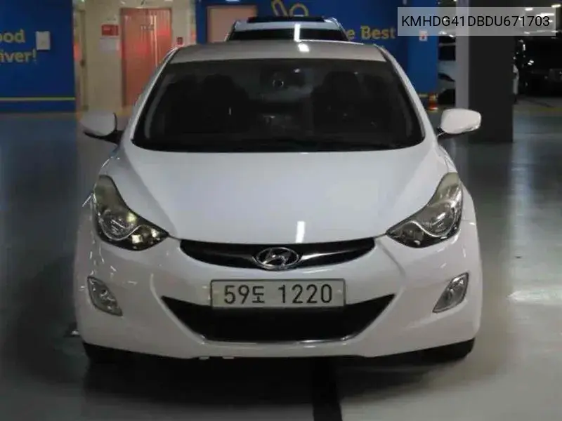 HYUNDAI ELANTRA 2012, VIN KMHDG41DBDU671703