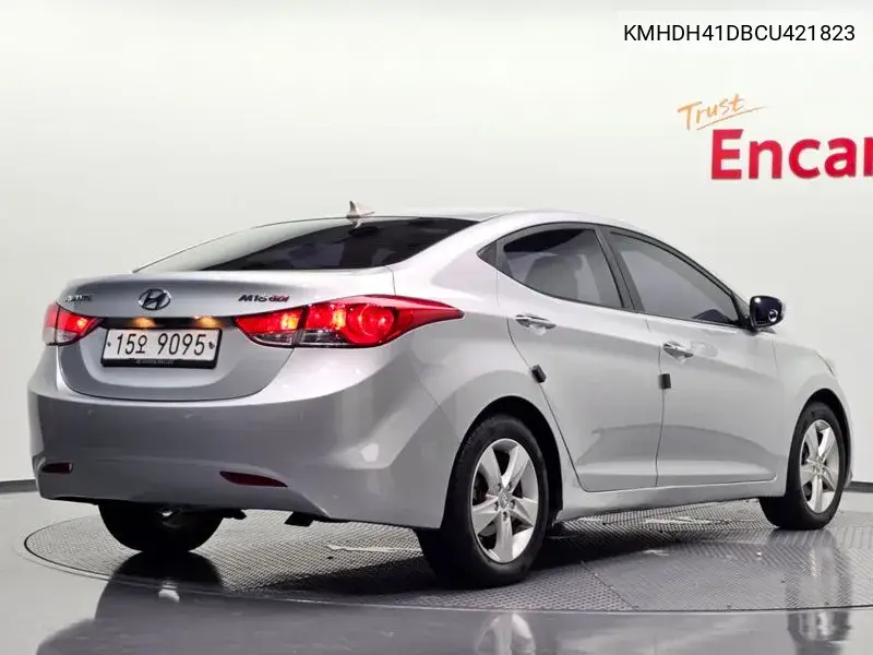 2012 HYUNDAI ELANTRA VIN KMHDH41DBCU421823 — фото 2