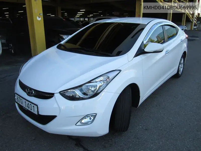 HYUNDAI ELANTRA 2012, VIN KMHDG41DBDU669995