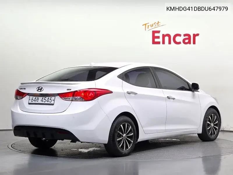 2012 HYUNDAI ELANTRA VIN KMHDG41DBDU647979 — фото 2