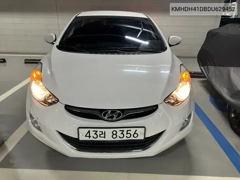 HYUNDAI ELANTRA 2012, VIN KMHDH41DBDU629452