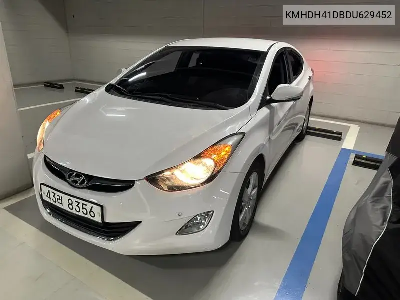 2012 HYUNDAI ELANTRA VIN KMHDH41DBDU629452 — фото 2