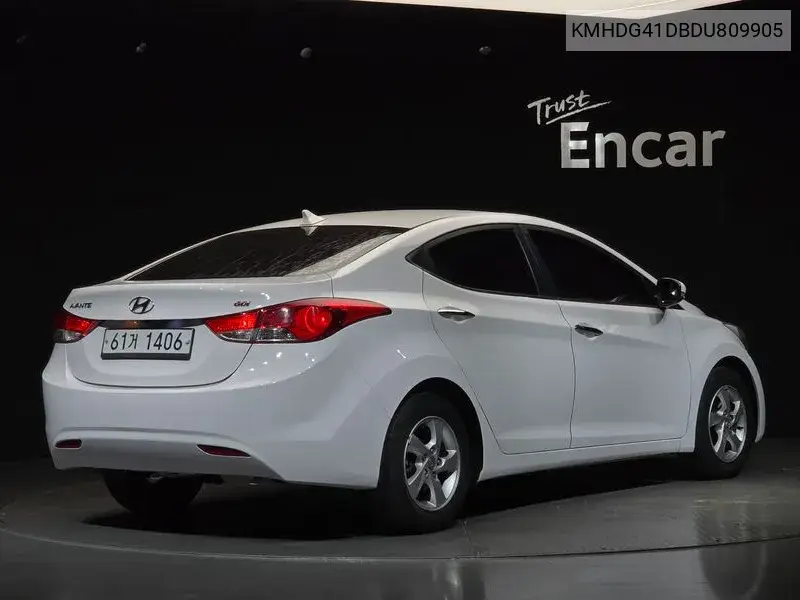 2013 HYUNDAI ELANTRA VIN KMHDG41DBDU809905 — фото 2