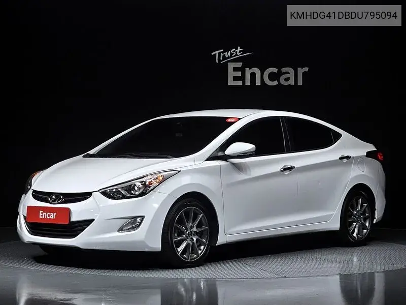 HYUNDAI ELANTRA 2013, VIN KMHDG41DBDU795094