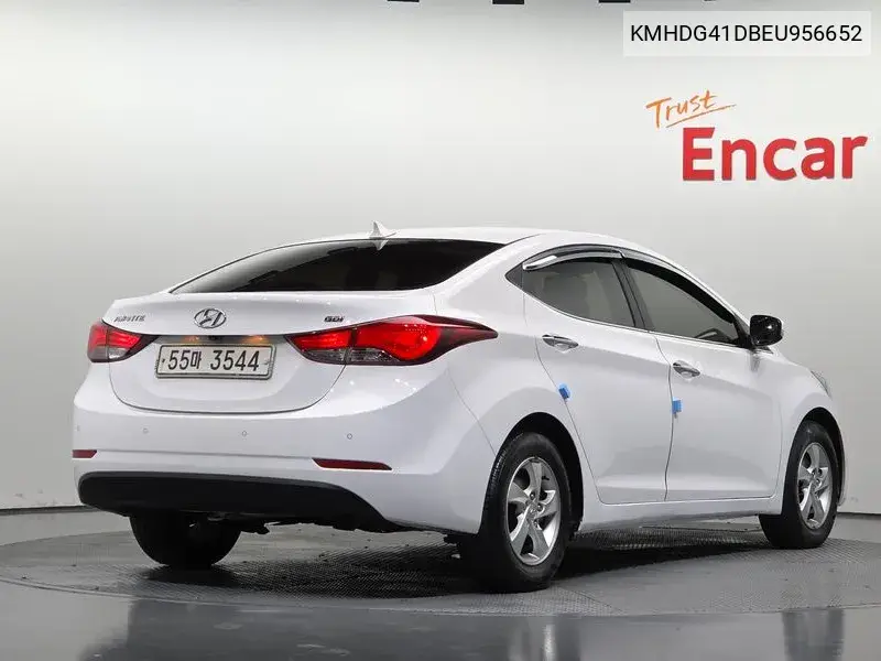 2013 HYUNDAI ELANTRA VIN KMHDG41DBEU956652 — фото 2