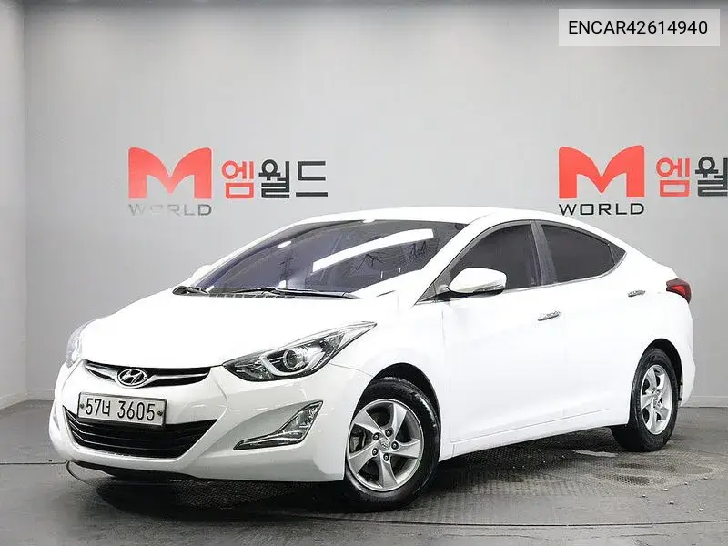 HYUNDAI ELANTRA 2014, VIN N/A