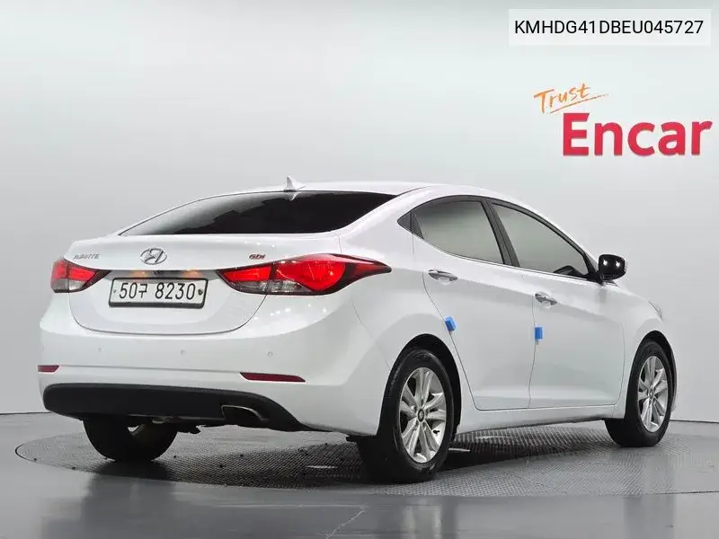 2014 HYUNDAI ELANTRA VIN KMHDG41DBEU045727 — фото 2